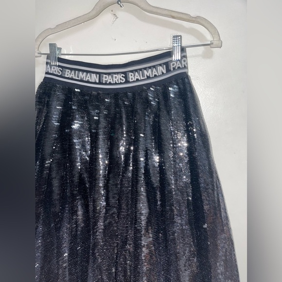 Balmain Girls Sequin Boho Maxi Skirt - Picture 8 of 11